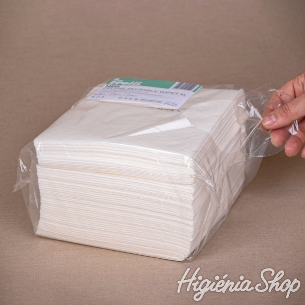 Többször használatos nem szőtt textil törlőkendő - 400db