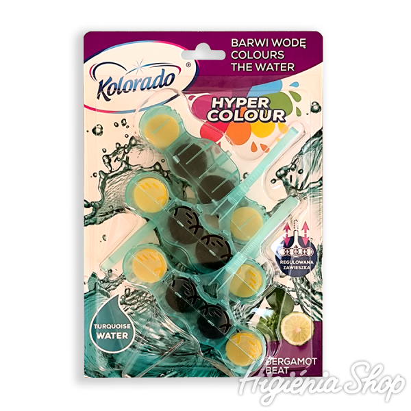 Kolorado Hyper Colour Trio toalett block 3x45g - Bergamot Beat