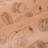 BontaBag Street Food Hamburger Csomagoló Zsírpapír- 730 db