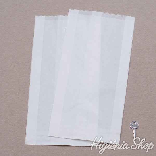BontaBag 1,5 kg-os fehér hosszú sütőipari papírzacskó - 1000 db
