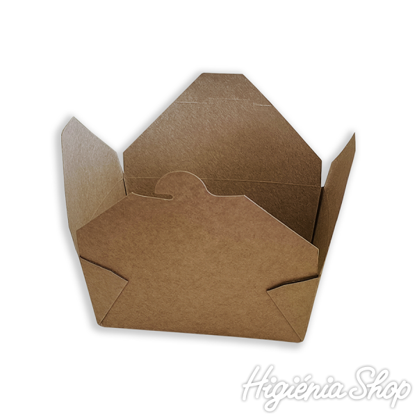 FOODBOX-M 1350 ml barna papírdoboz 50 db