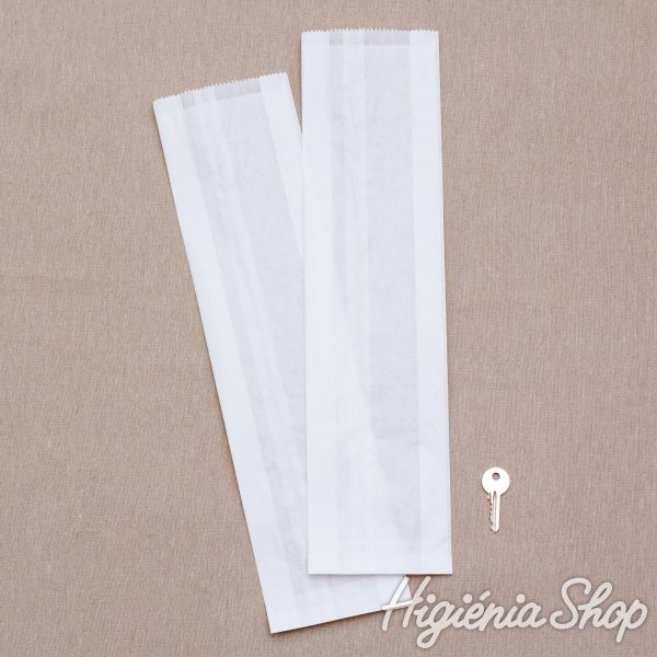 BontaBag Fehér bagettes sütőipari papírzacskó - 1200 db