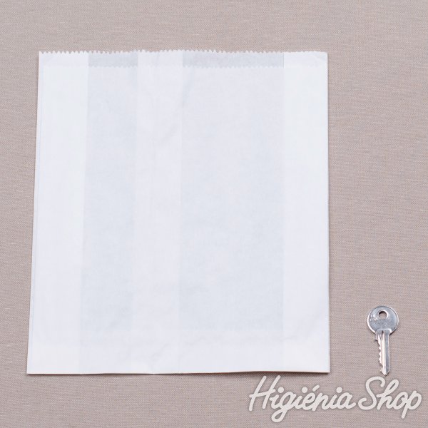 BontaBag Fehér papírzacskó extra nagy pizzaszelethez - 1500 db