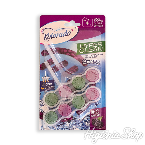 Kolorado Hyper Clean toalett block 2x45g - szeder